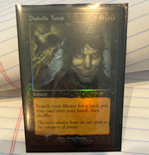 Wizards MTG Diabolic Tutor Arena League Promo Foil Black Sorcery IT