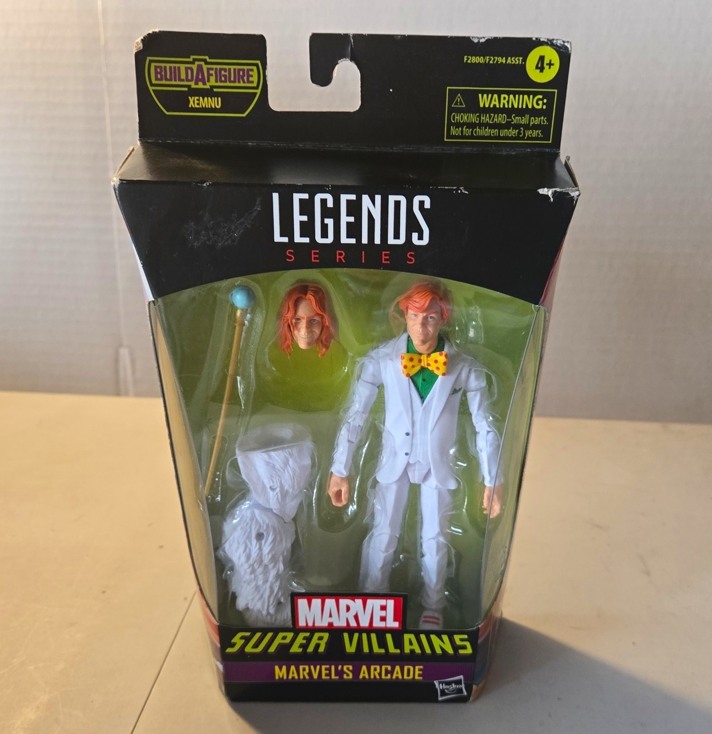Hasbro Marvel Legends Series Arcade Action Figure Build-A-Figure w/ Cane