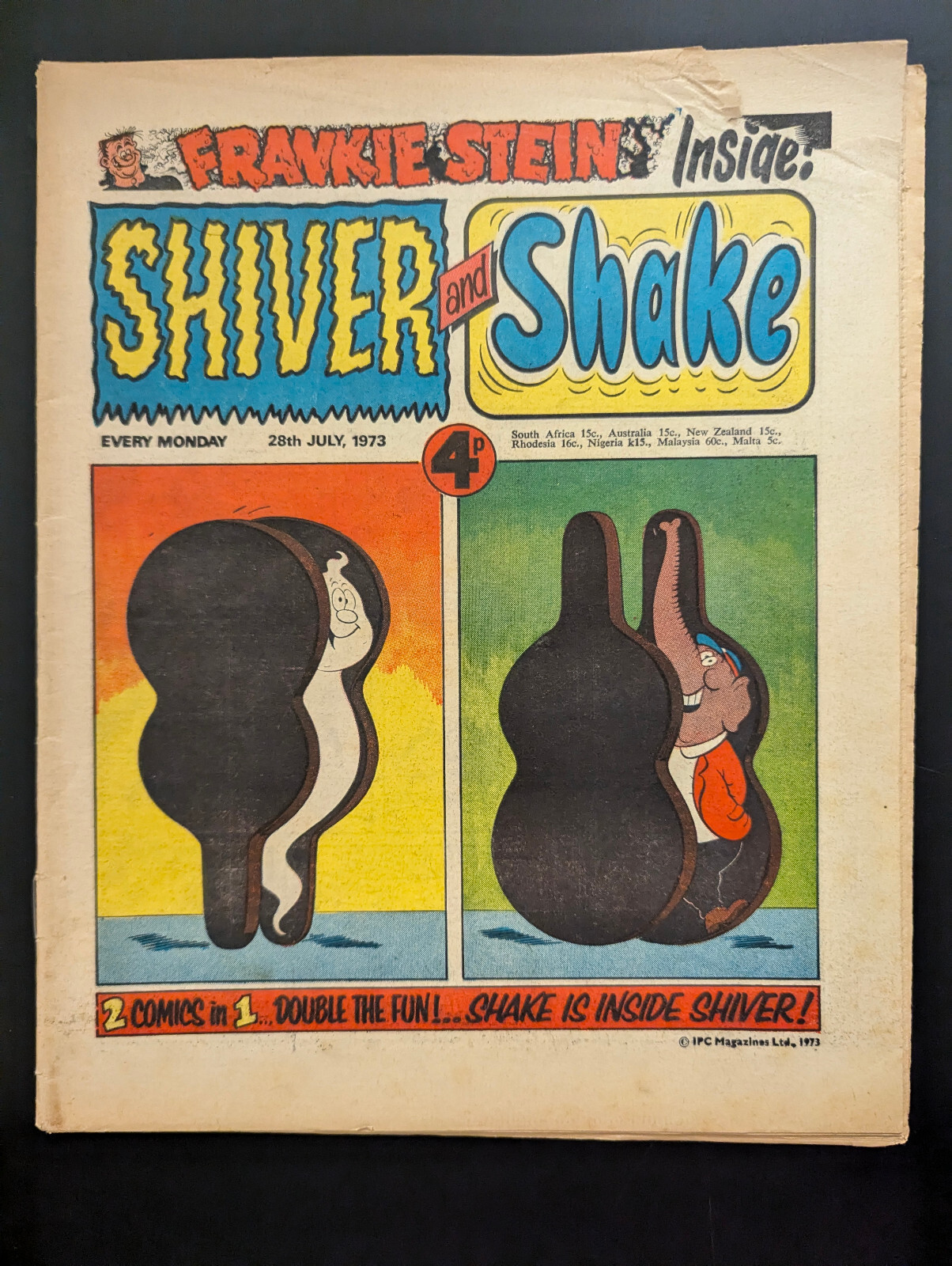 Shiver and Shake Comic, 28th July 1973, IPC.