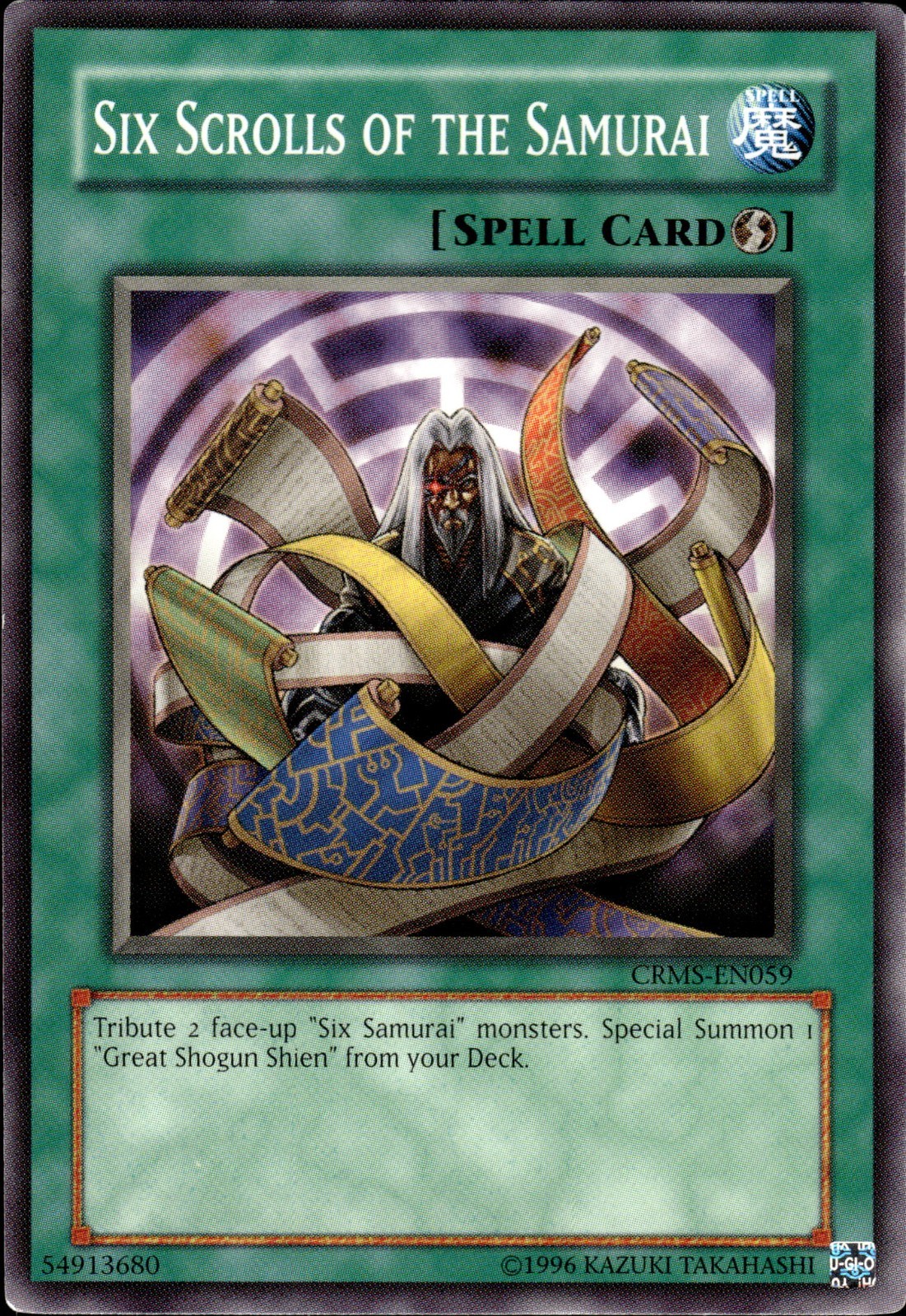Six Scrolls Of The Samurai - CRMS-EN059 - LP - YuGiOh