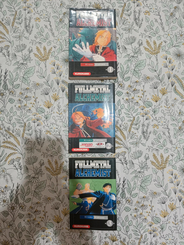 Manga Fullmetal Alchemist – Tomes 1, 2 et 3 (Kurokawa, VF)