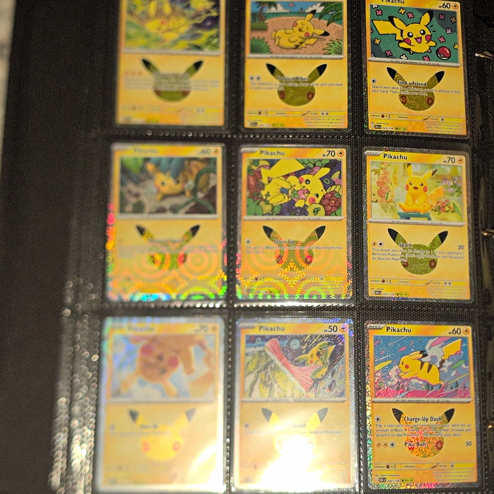 LOTTO PIKACHU TCG 30° ANNIVERSARIO - 9 EDIZIONI SPECIALI