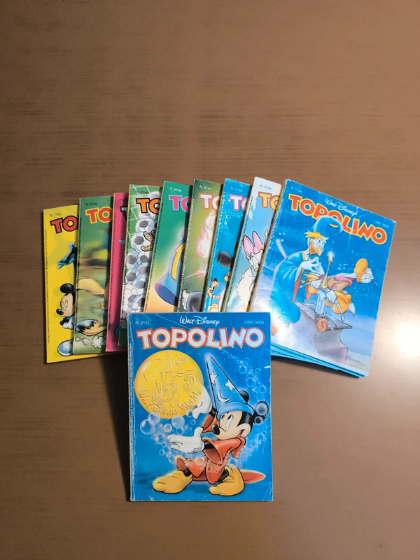 Set n.10 Topolino anni 1996-1997