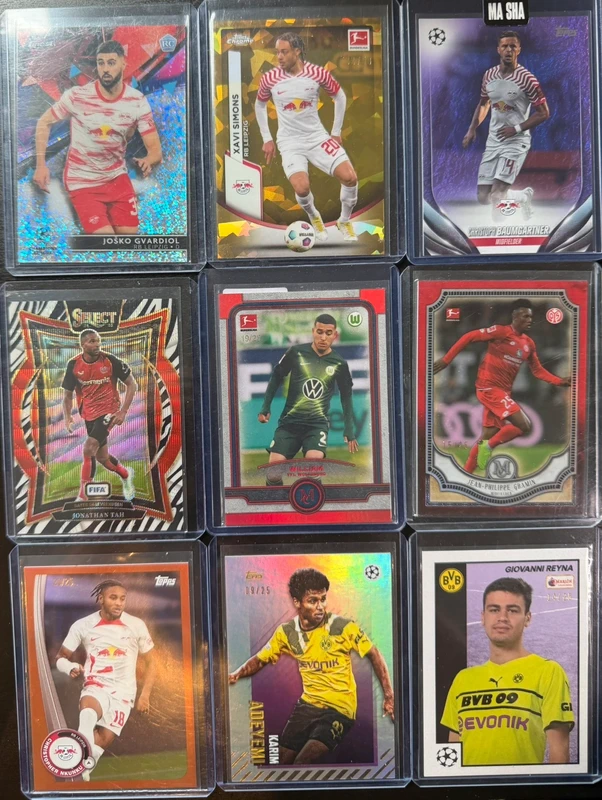 Topps / Panini Bundesliga Low Numbered Lot