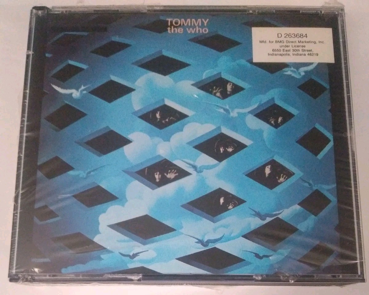 The Who – Tommy 2-CD Box Set 1984 BMG Club Edition D263684 New Sealed Rock Opera