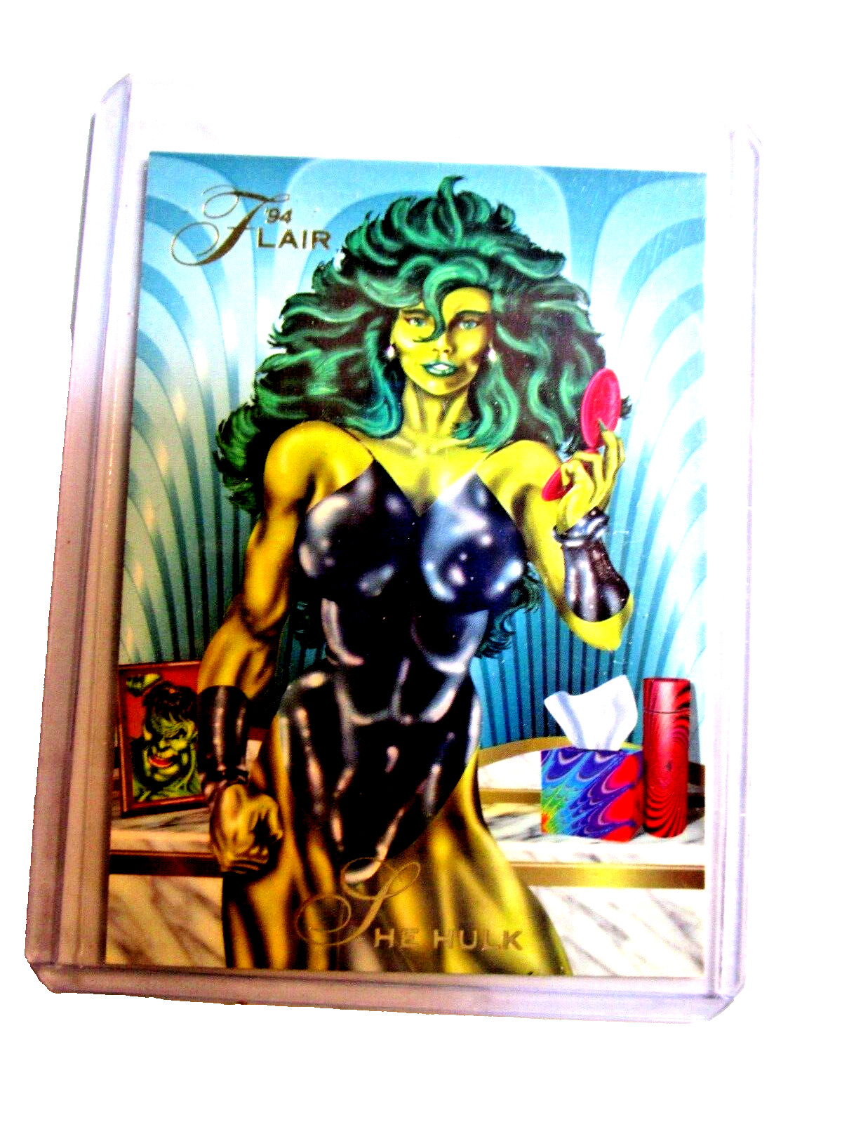 1994 FLEER FLAIR MARVEL CARTA BASE SINGOLA ANNUALE # 39 SHE HULK-