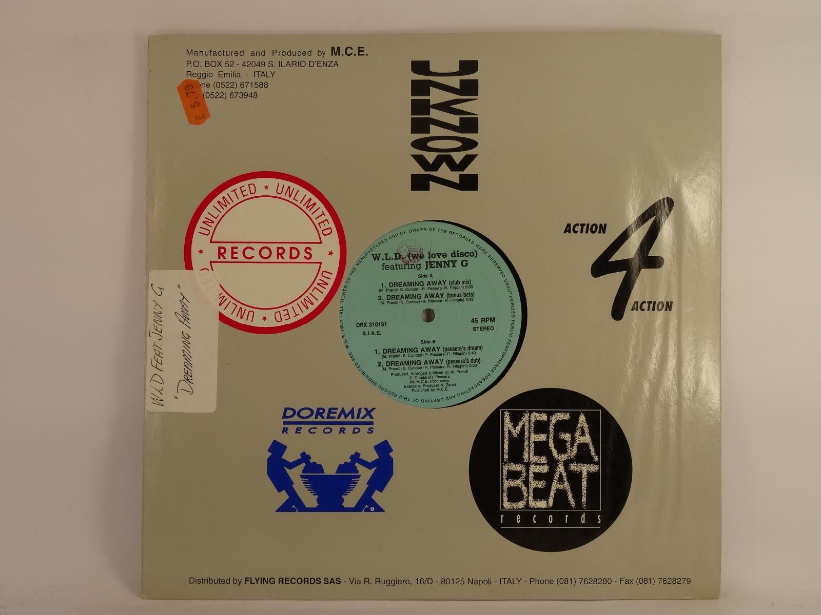 W.L.D. DREAMING AWAY (A) 12" DOREMIX RECORDS