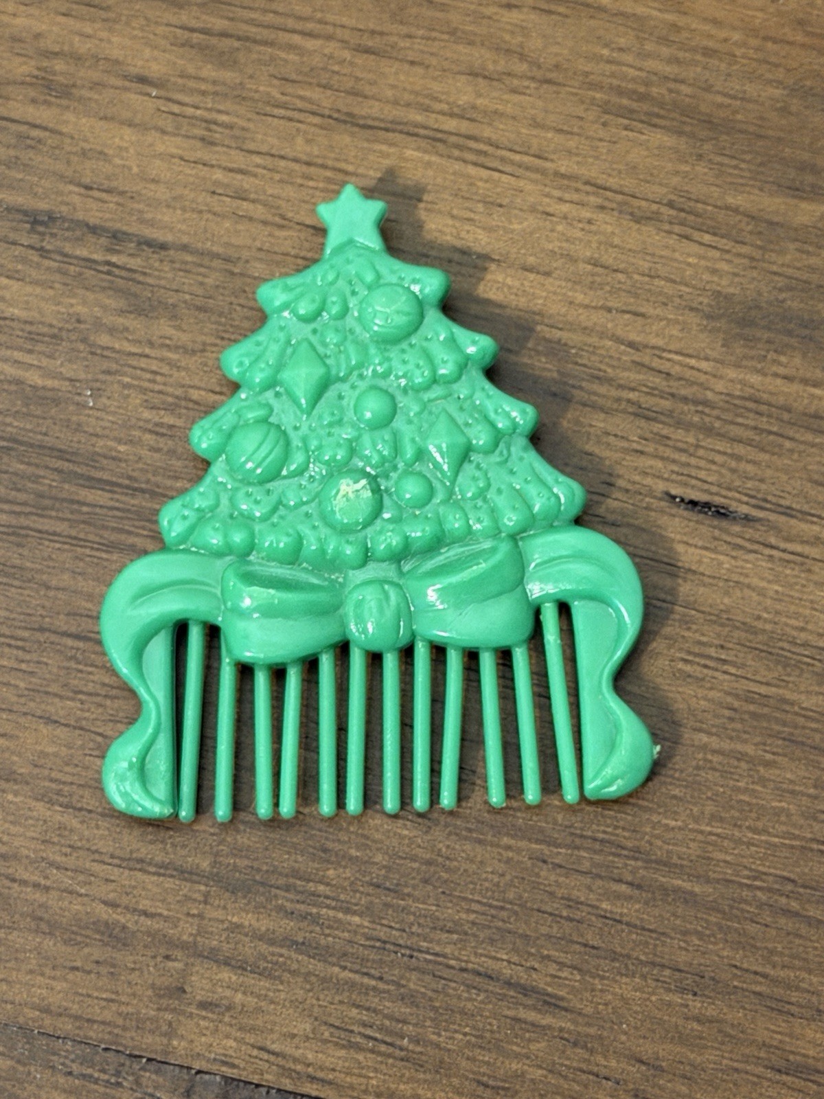 Pettine Albero di Natale Verde per Accessori Merry Treat My Little Pony G1 Vintage