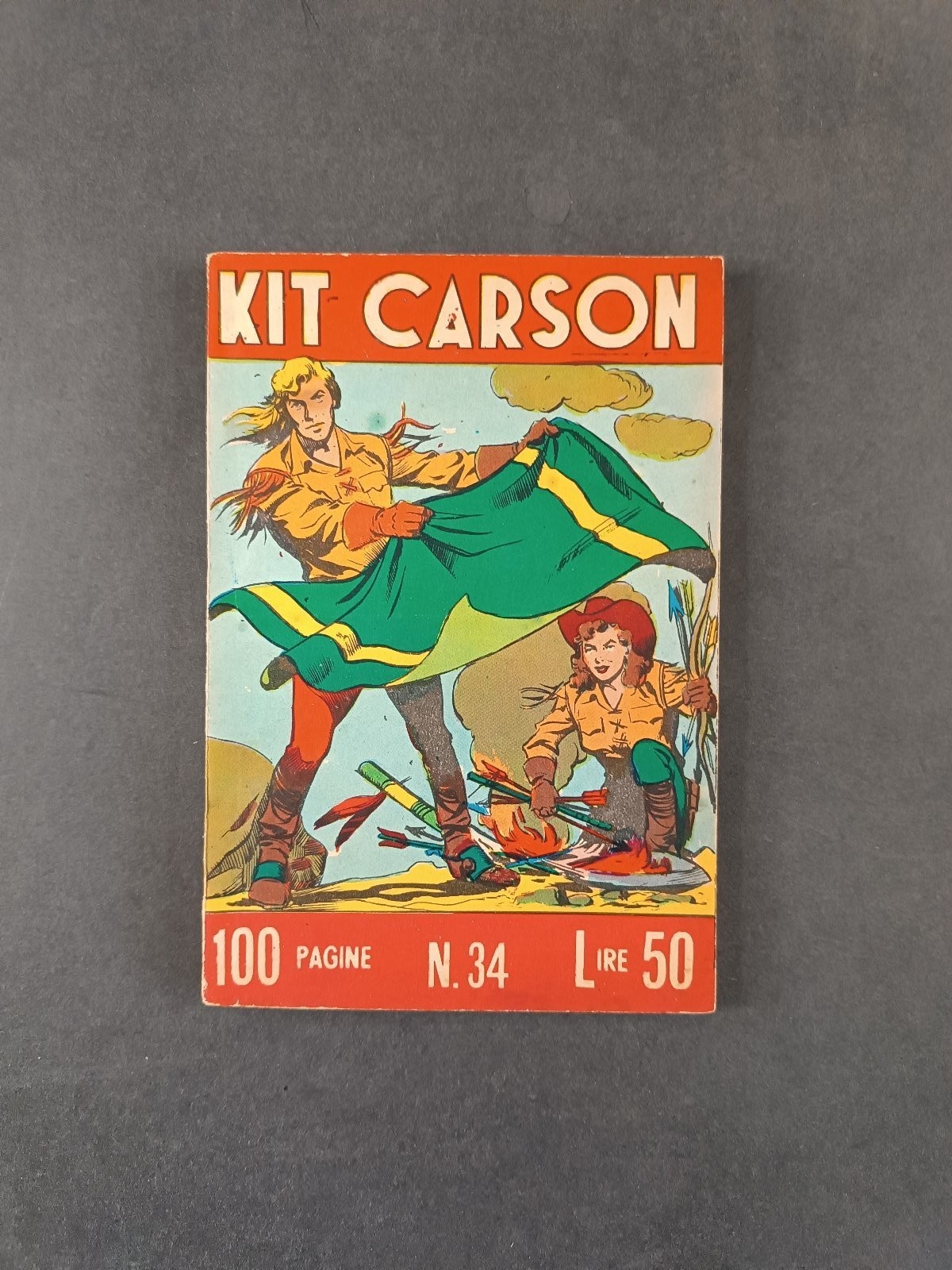 Fumetto Kit Carson Super west n.34 Edizioni Dardo 1956