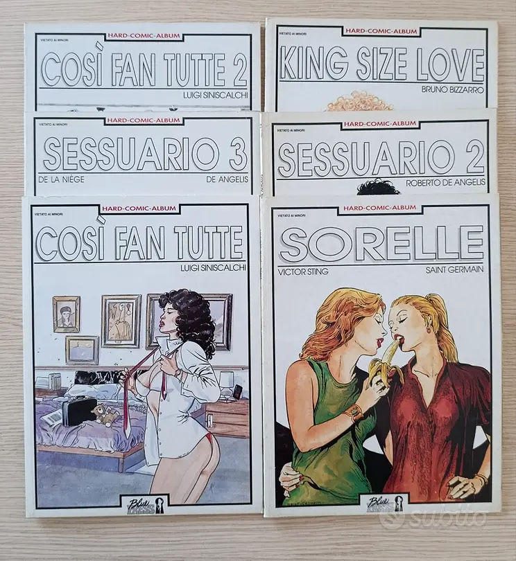 Ramba e altri fumetti erotici anni 90