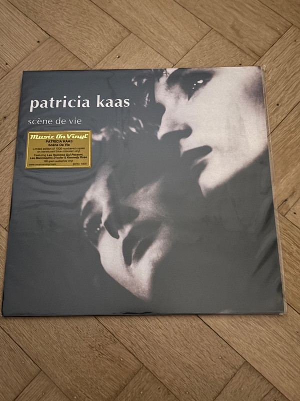 Patricia Kaas Scène de Vie Vinyl LP Bleu translucide