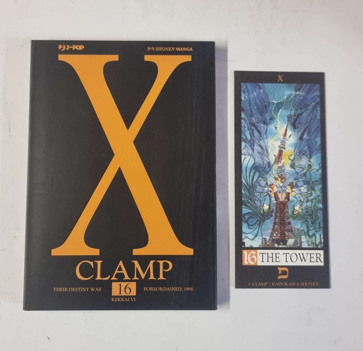 X 16 - con Segnalibro Carta dei Tarocchi - di: CLAMP - JPop