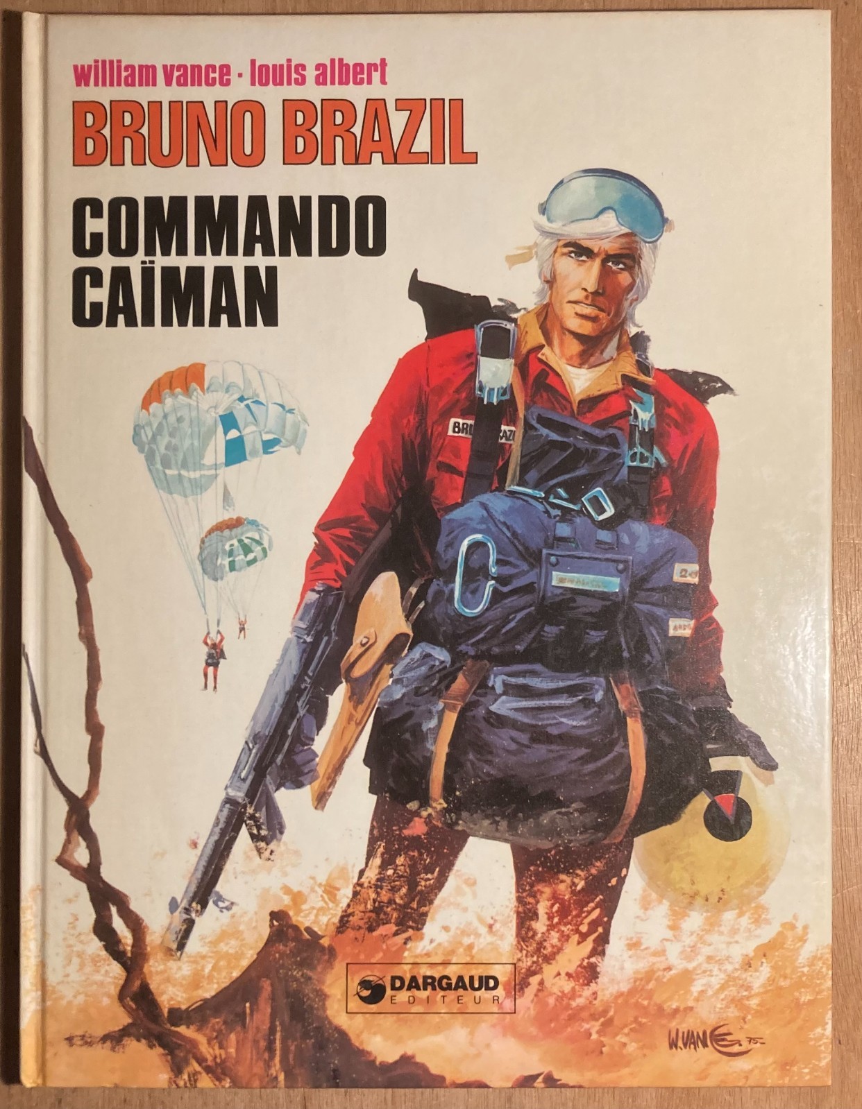 album BD réédition Commando Caïman