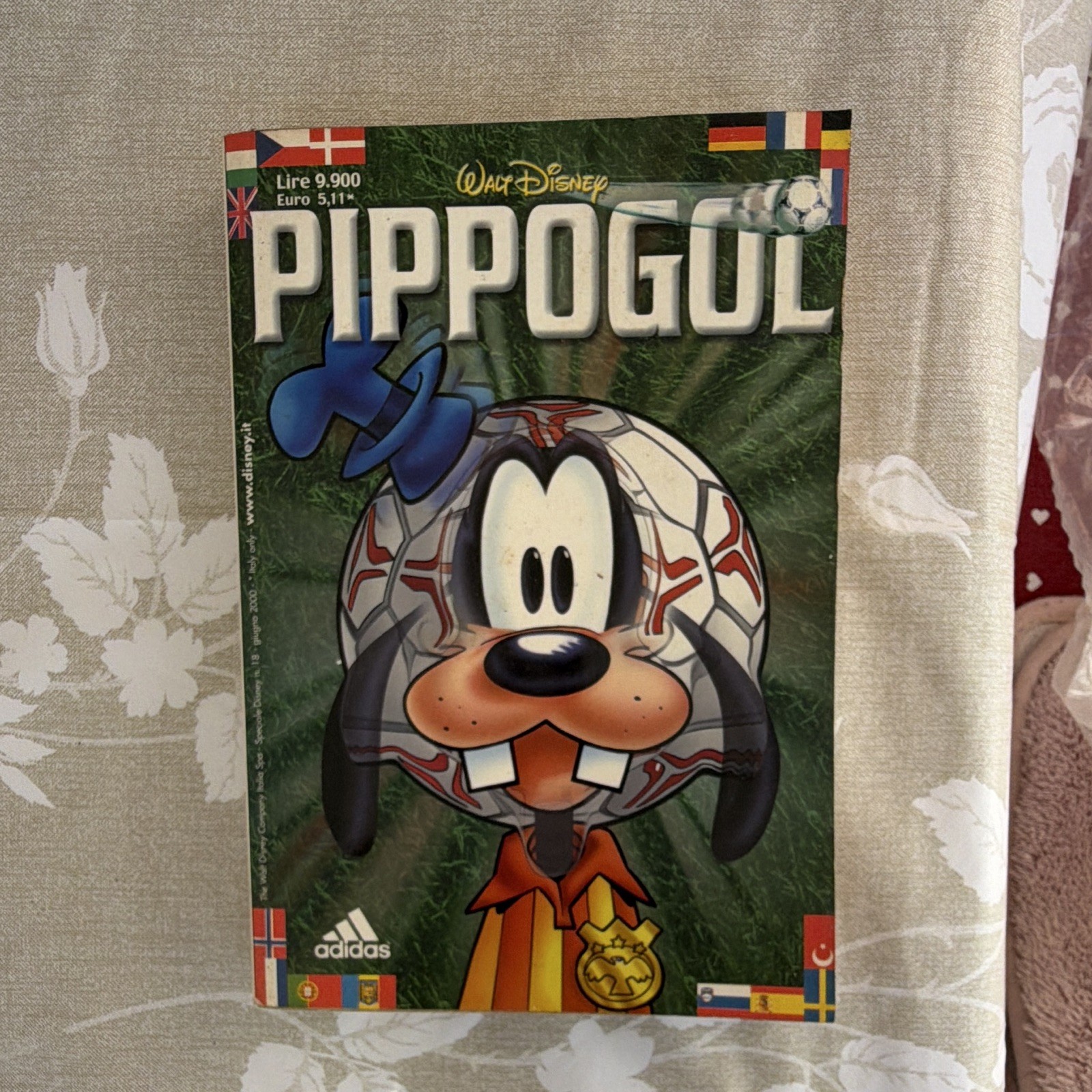 Disney PippoGol (2002) fumetto in italiano con inserto adidas Streetball