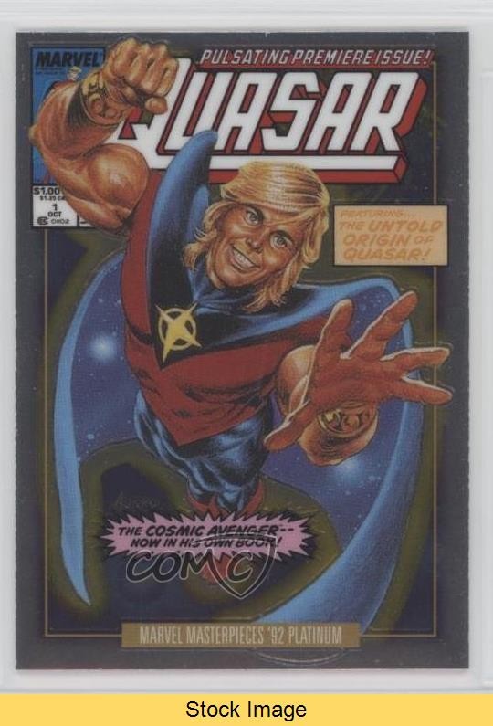 2024 Upper Deck Marvel Masterpieces '92 Variant Cover Quasar #72-V READ 4et