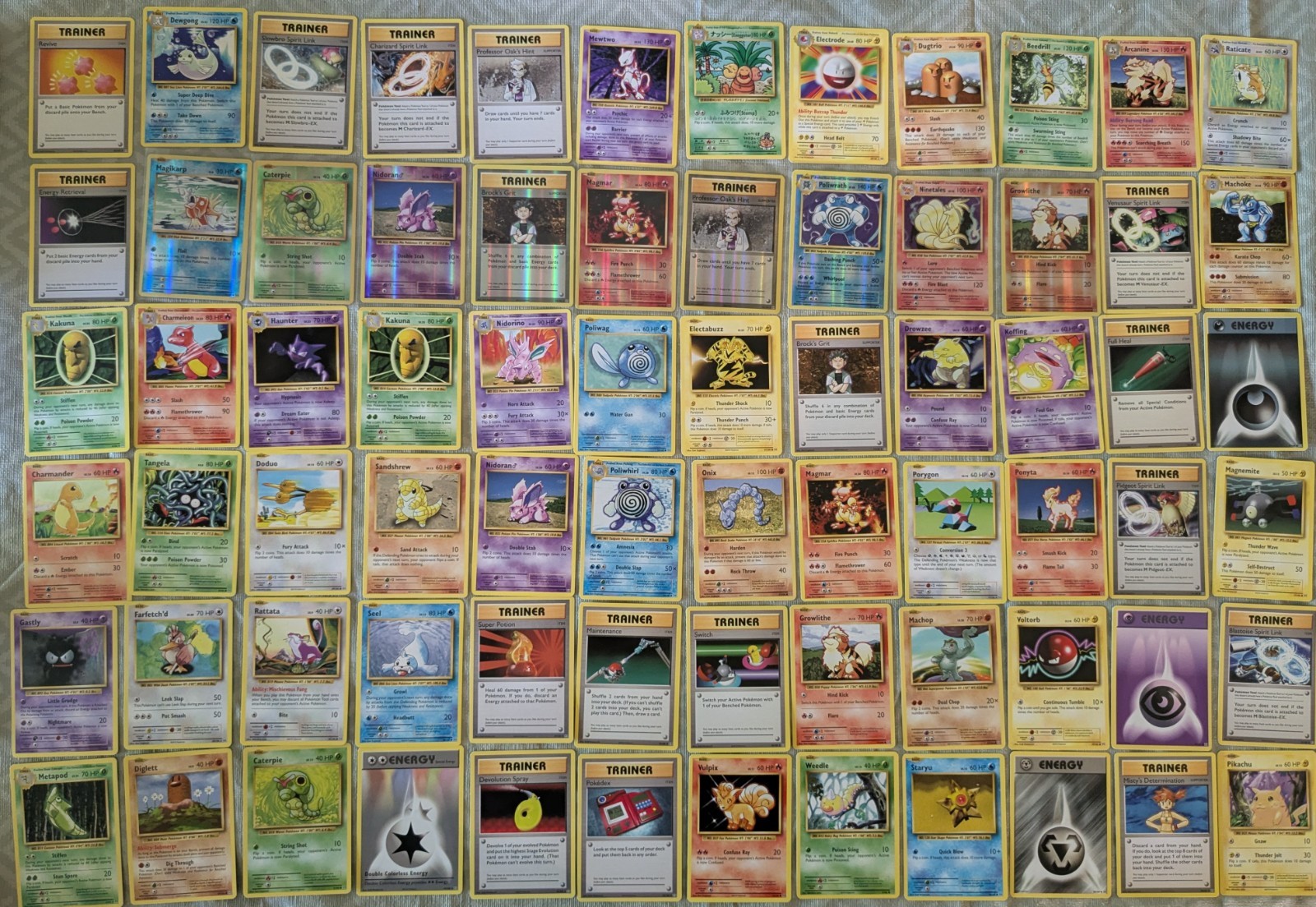 Partially Complete XY Evolutions Set Holo/NonHolo + Rares Pokemon LP Avg Lot 629