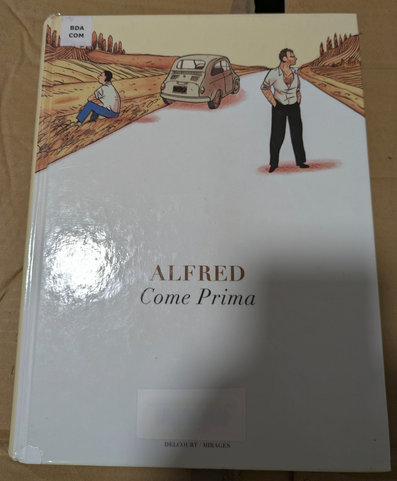 BD - Alfred - Come Prima - Fauve d'Or 2014