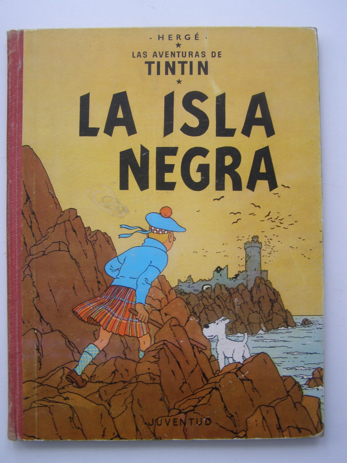 Tintin La Isla Negra L'Île Noir en espagnol E.O. 1961