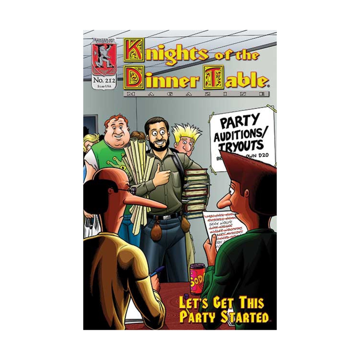 Kenzer Knights of the Dinner Table #212 "Let's Get This Party Started" New