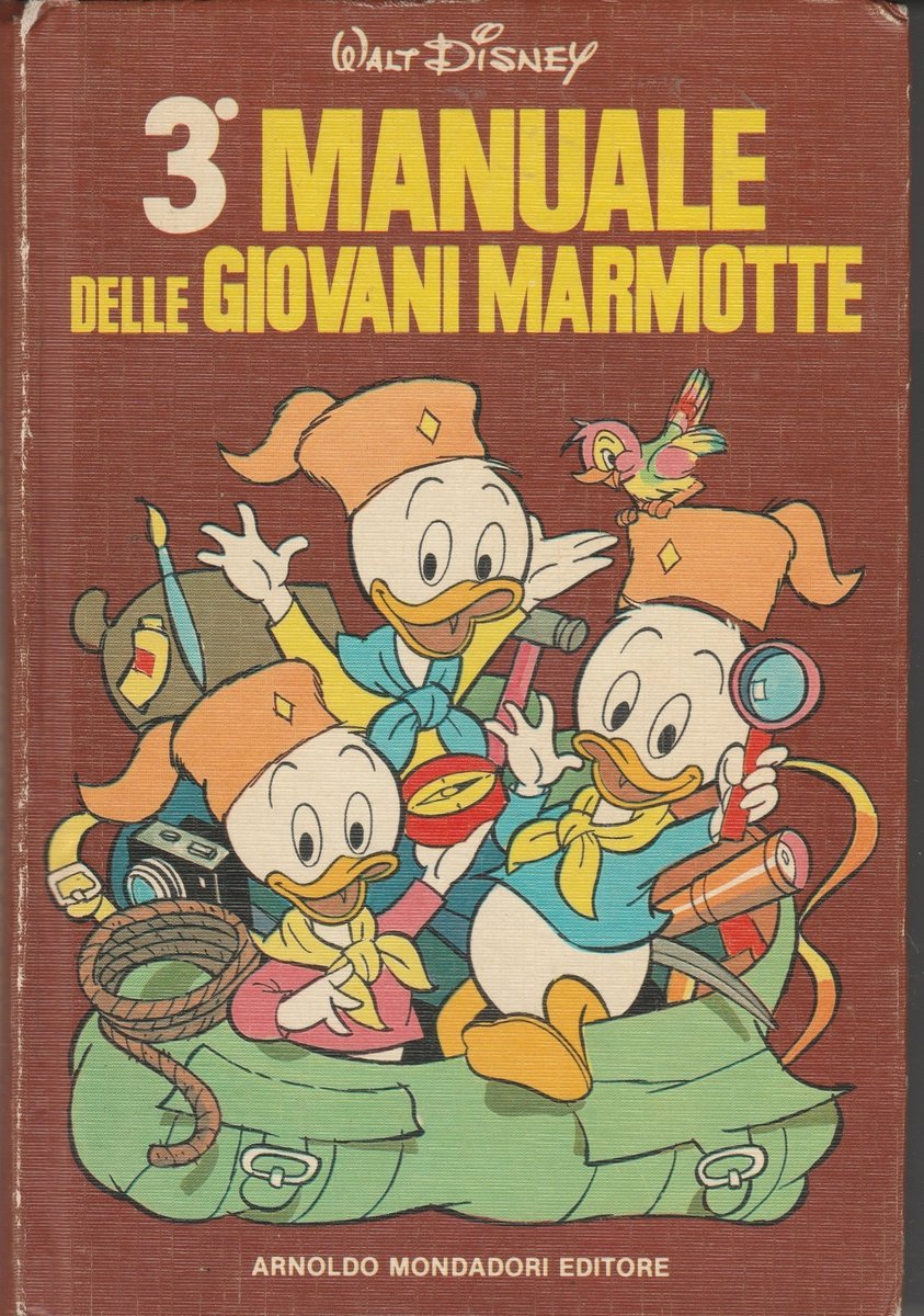 WALT DISNEY 3° MANUALE DELLE GIOVANI MARMOTTE MONDADORI 1978