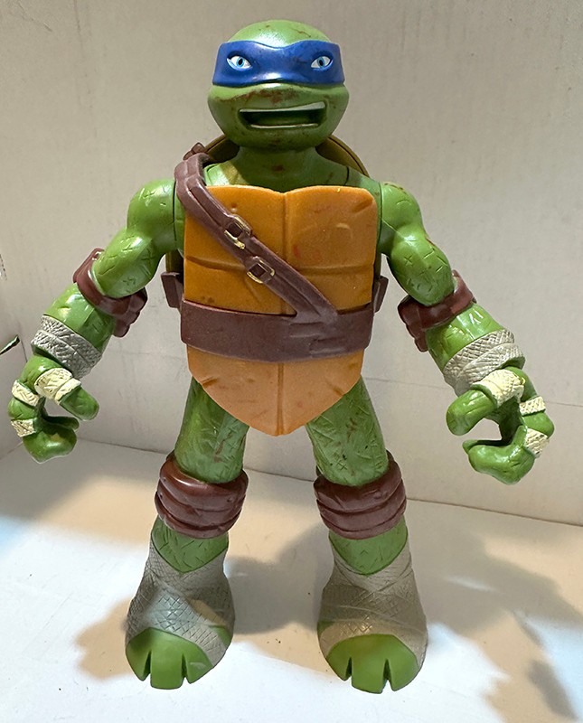 2014 Viacom Teenage Mutant Ninja Turtles - Leonardo - 10" - Testa Pop Up