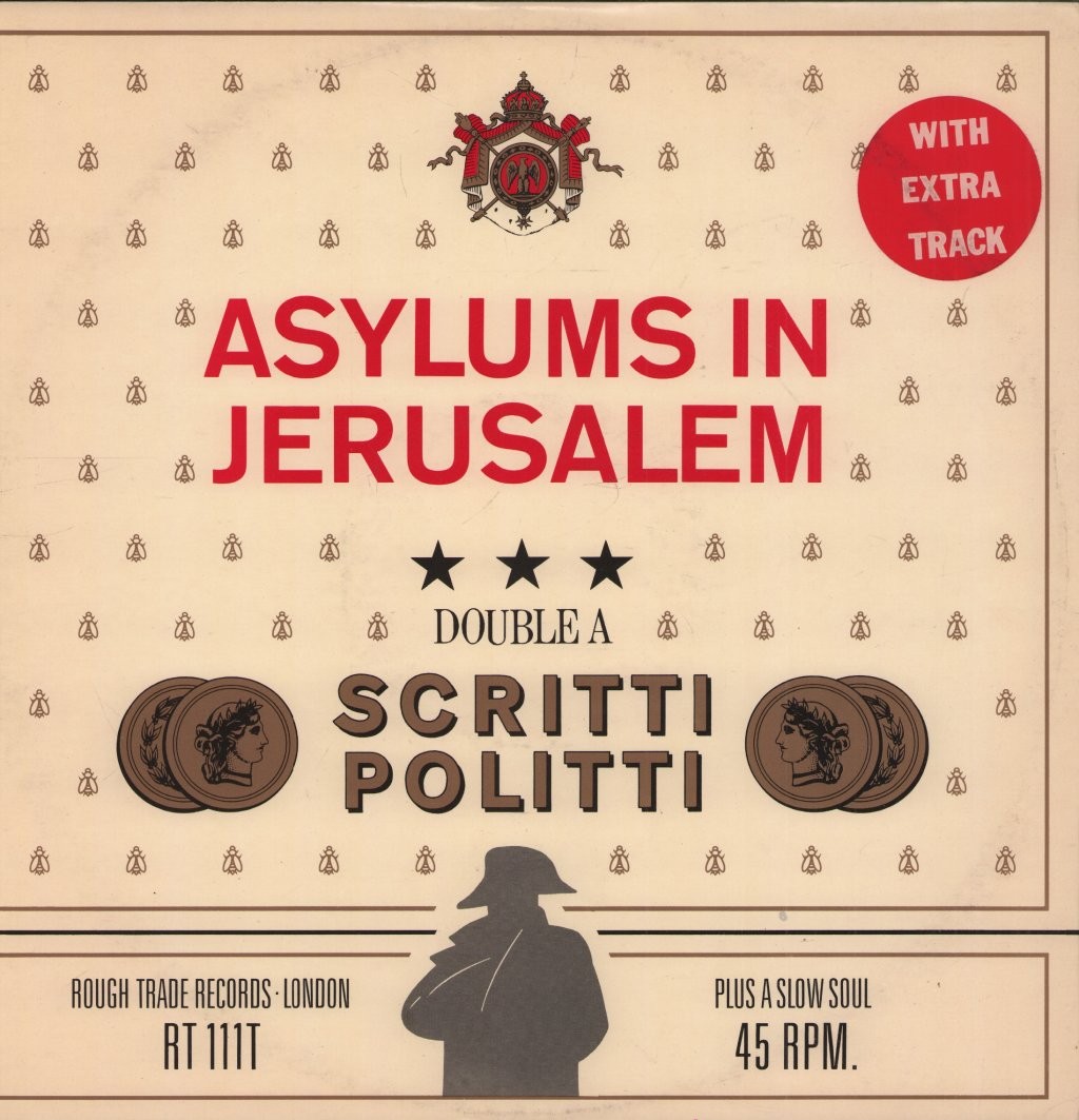 Scritti Politti Asylums In Jerusalem 12" Vinile 3 Track 12" EP 45RPM