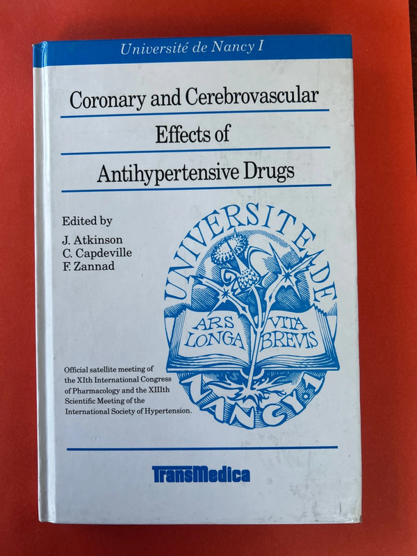 Coronary and cerebrovascular effects of antihypertensive drugs