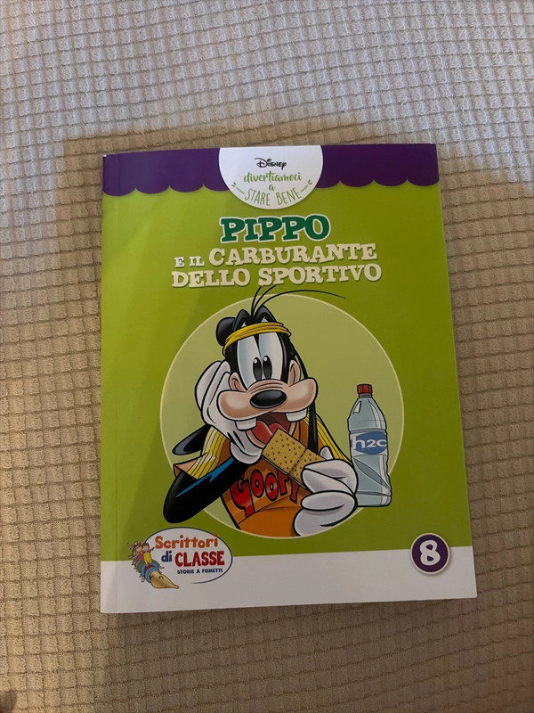 fumetto Pippo e il carburante dello sportivo