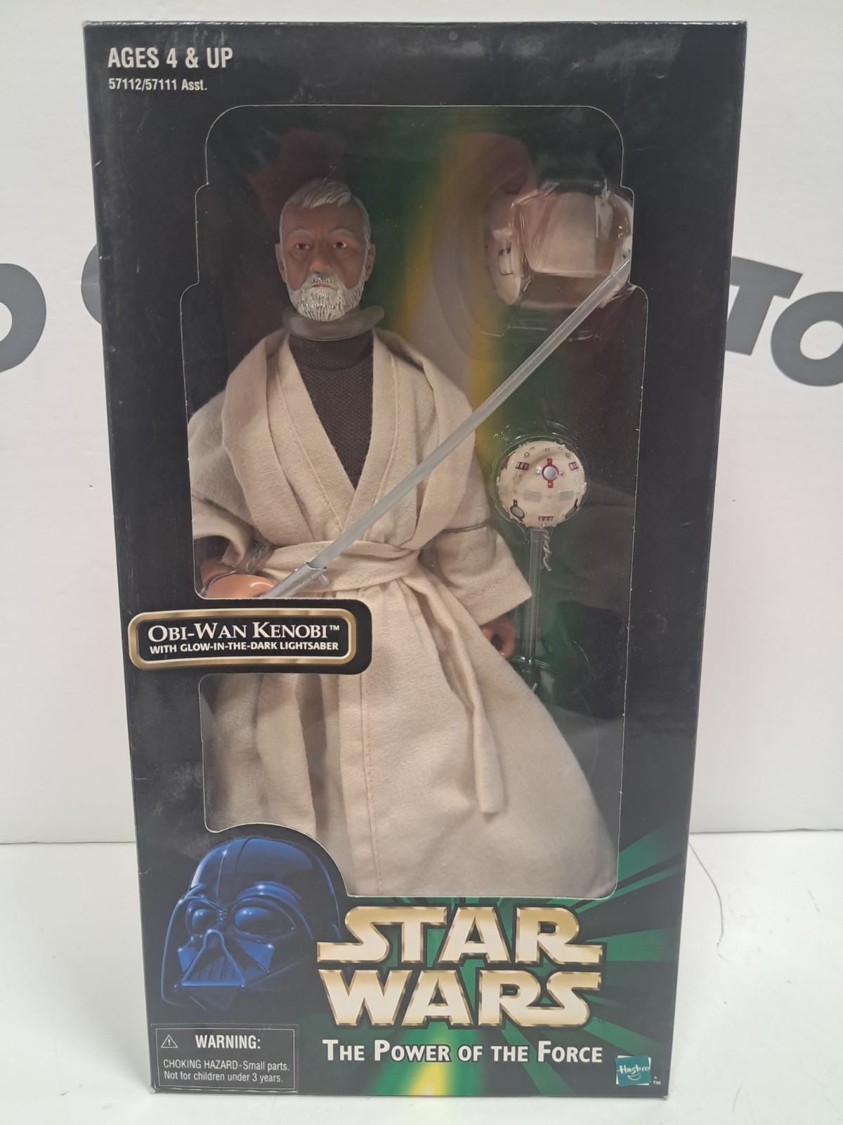 Star Wars Power of the Force - OBI WAN KENOBI - 12 Inch - New - Hasbro - 1998