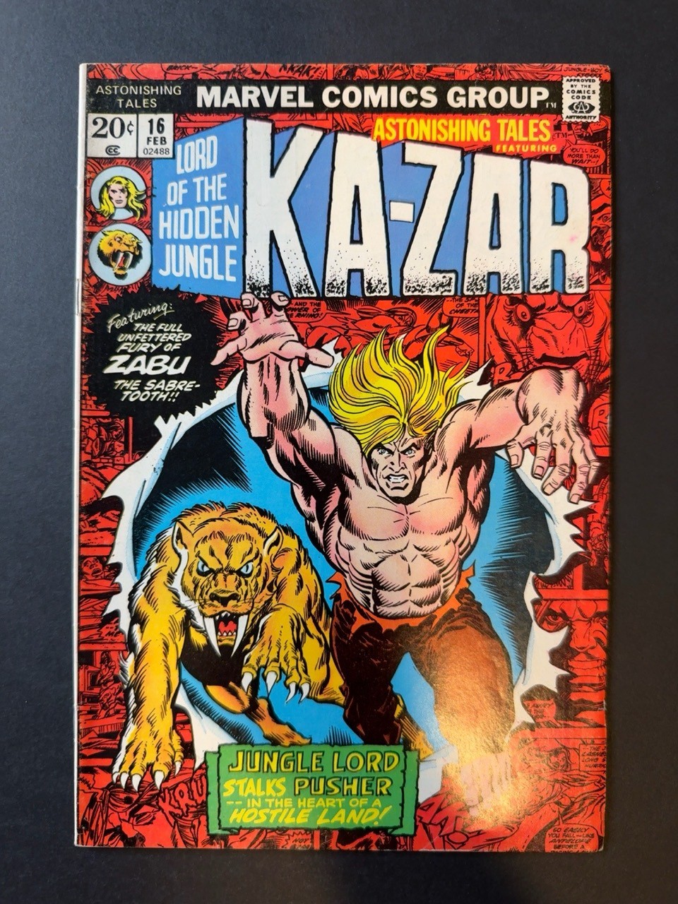 Astonishing Tales #16 1973 Marvel Rich Buckler Mike Friedrich 6.5