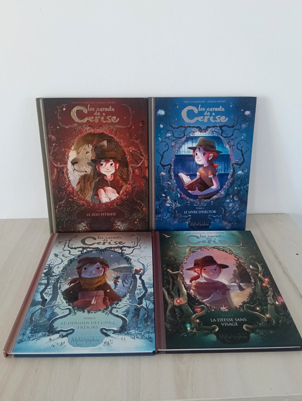 Lot de livres Les carnets de cerise