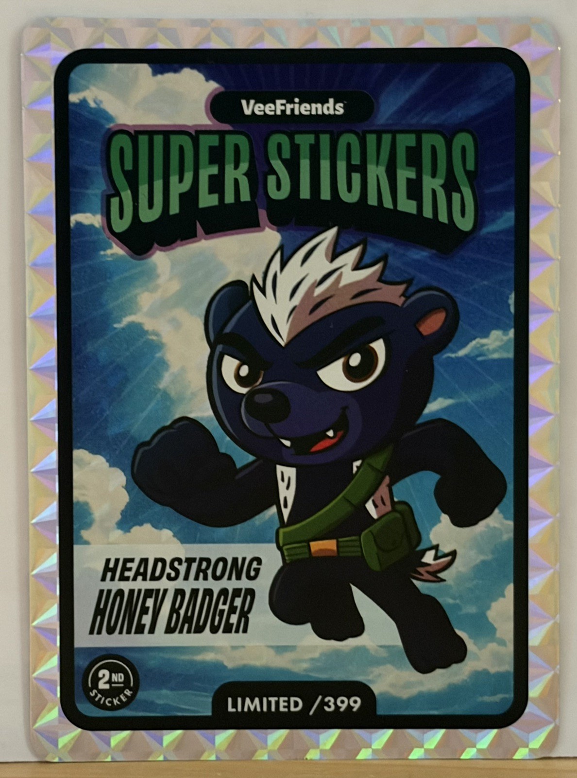 Supersticker Headstrong Honey Badger-Veefriends serie manga - Manga Clouds /399