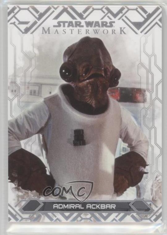 2017 Topps Star Wars Masterwork Admiral Ackbar #61 3p2