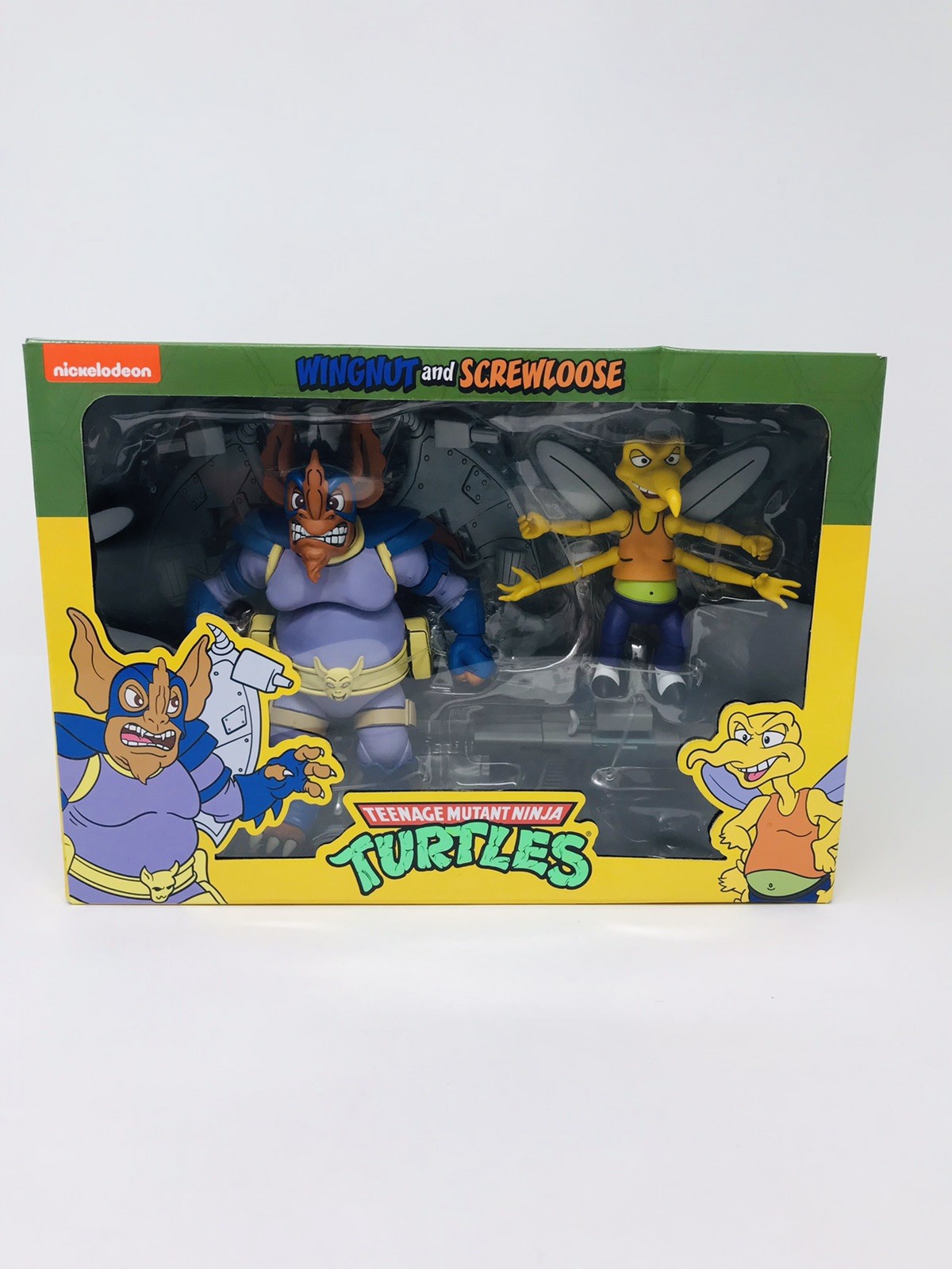NECA TMNT Cartoon Wingnut and Screwloose Figure 2 Pack NEW Target Exclusive