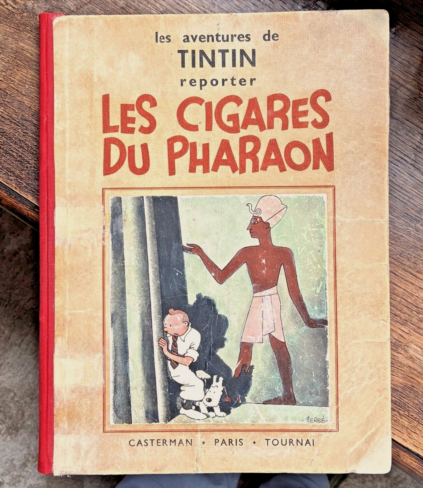 Les cigares du pharaon A6 - 1938 -N&B - Cote BDM : 4.200 Euros
