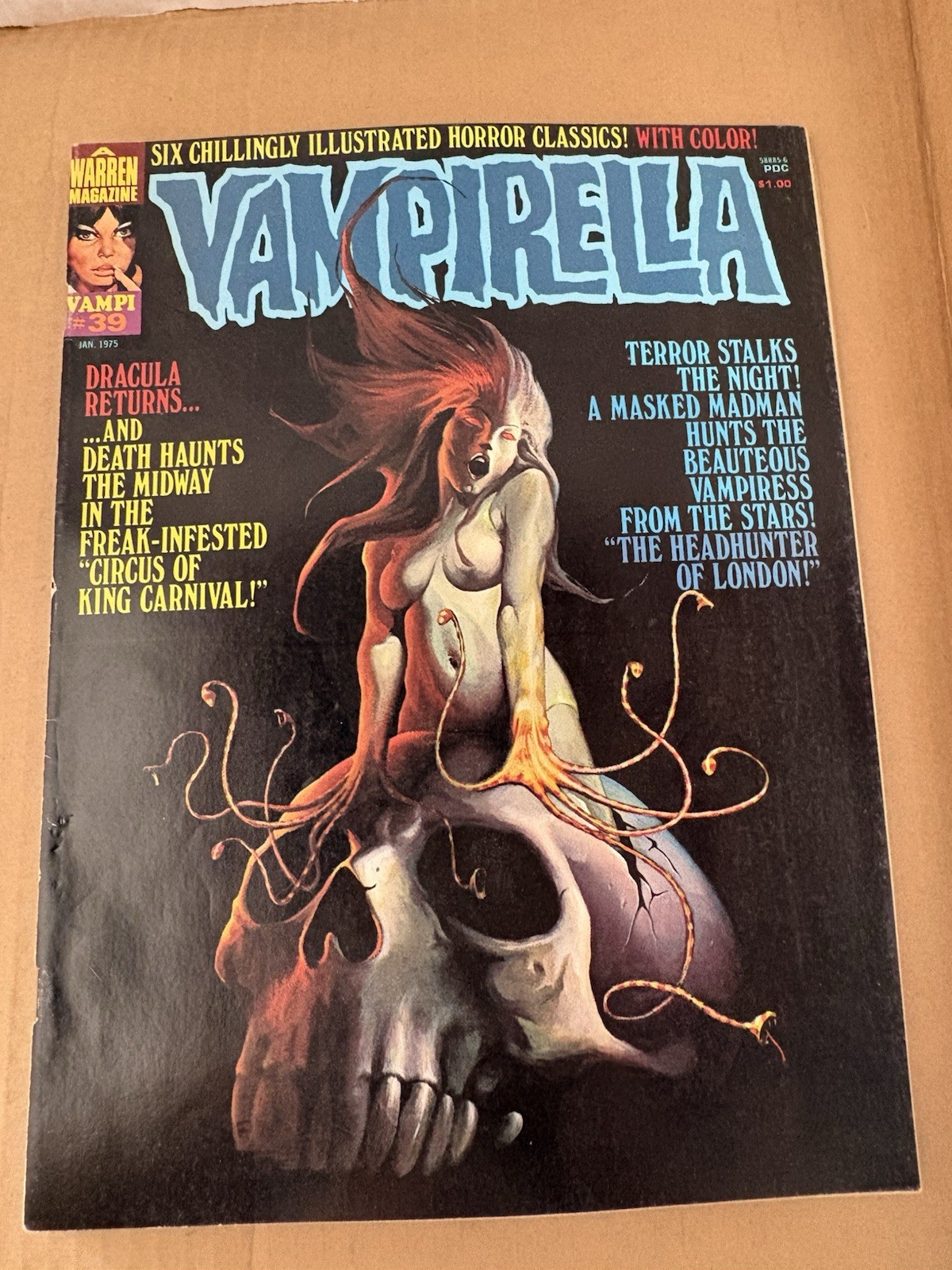 Vampirella #39 Warren rivista fumetti 1975