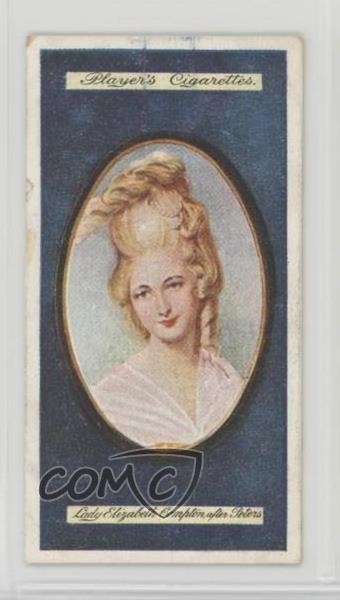 1916 Player's Miniatures Tobacco Lady Elizabeth Compton #13 7ut