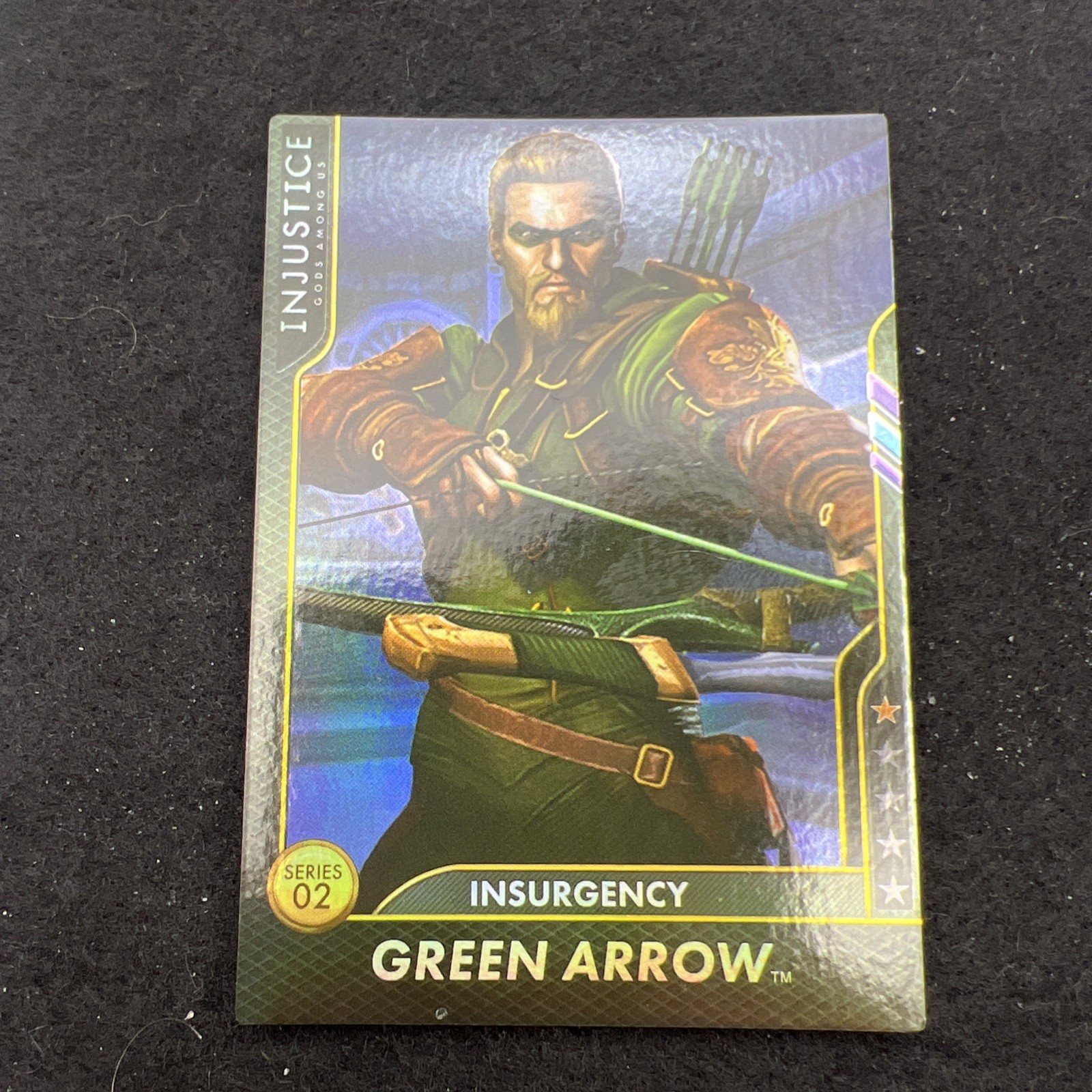 Injustice Insurgency Green Arrow Series 02 Playing Card D&B DC Holographic