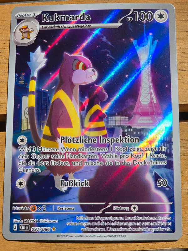 Pokémonkarte Kukmarda german