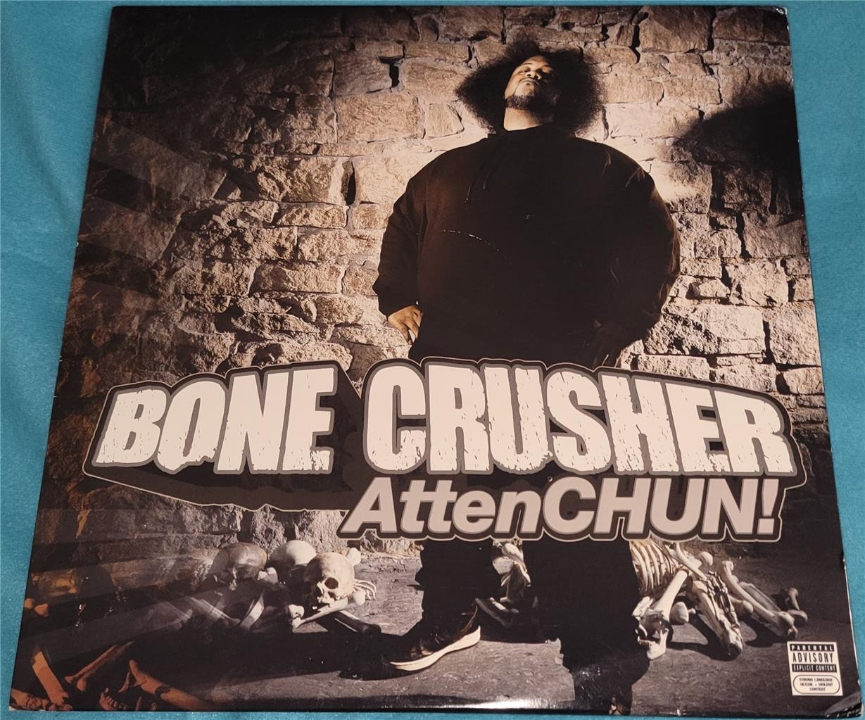 BONE CRUSHER, AttenCHUN! 2 LPs, VG++/VG, Promo Stamped (Hip Hop / Crunk)