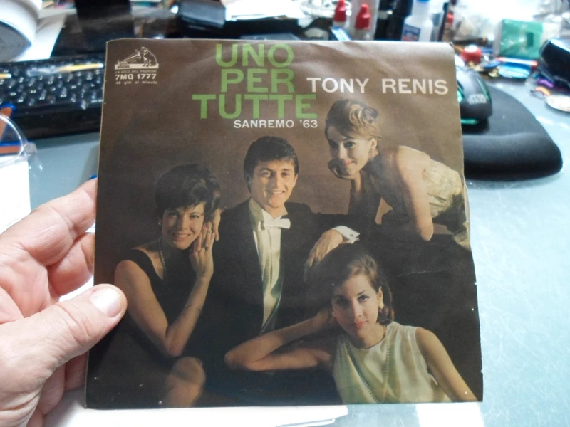 Disco de vinilo single de Tony Renis