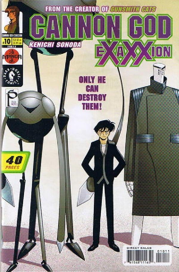 Cannon God Exaxxion #10 quasi nuovo 2002 Dark Horse fumetto