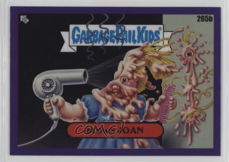 2024 Topps Chrome Garbage Pail Kids Series 7 Purple Refractor Blown JOAN 4g8