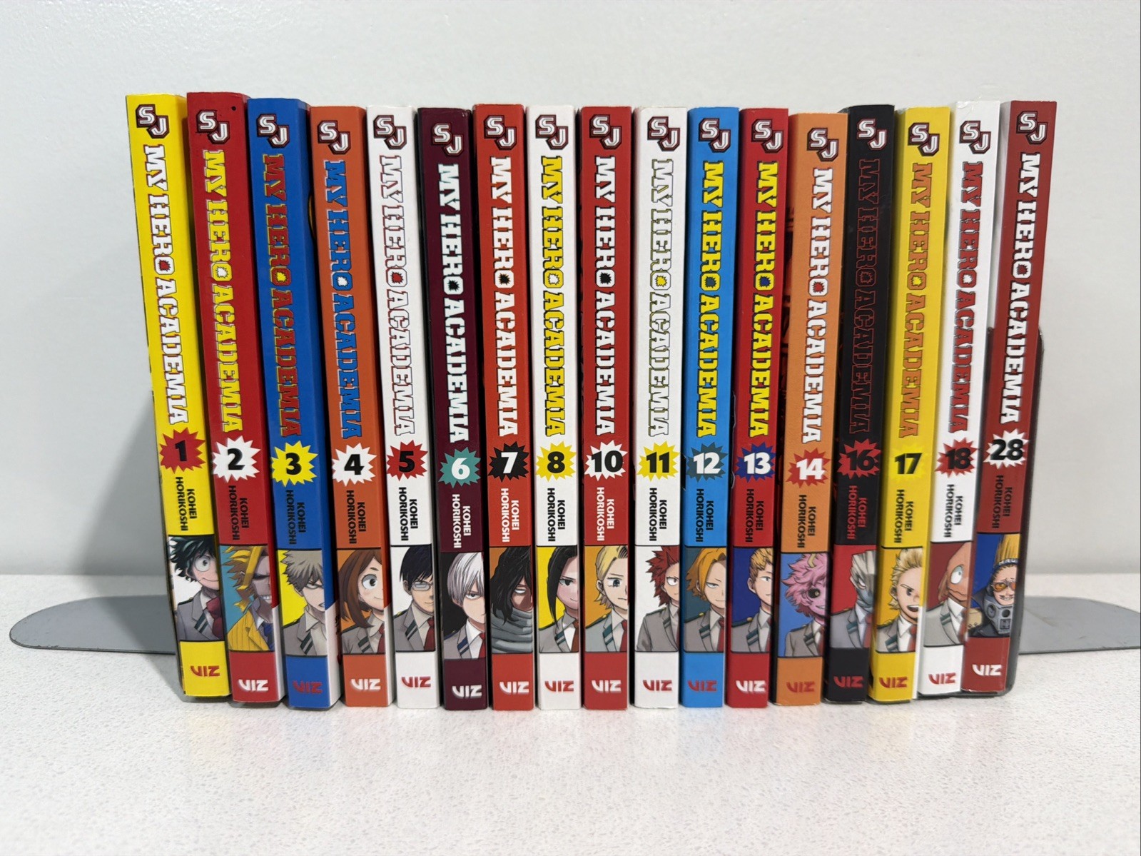 My Hero Academia Manga Lotto 17 Libri Vol. 1-8, 10-14, 16-18 e 28 inglese