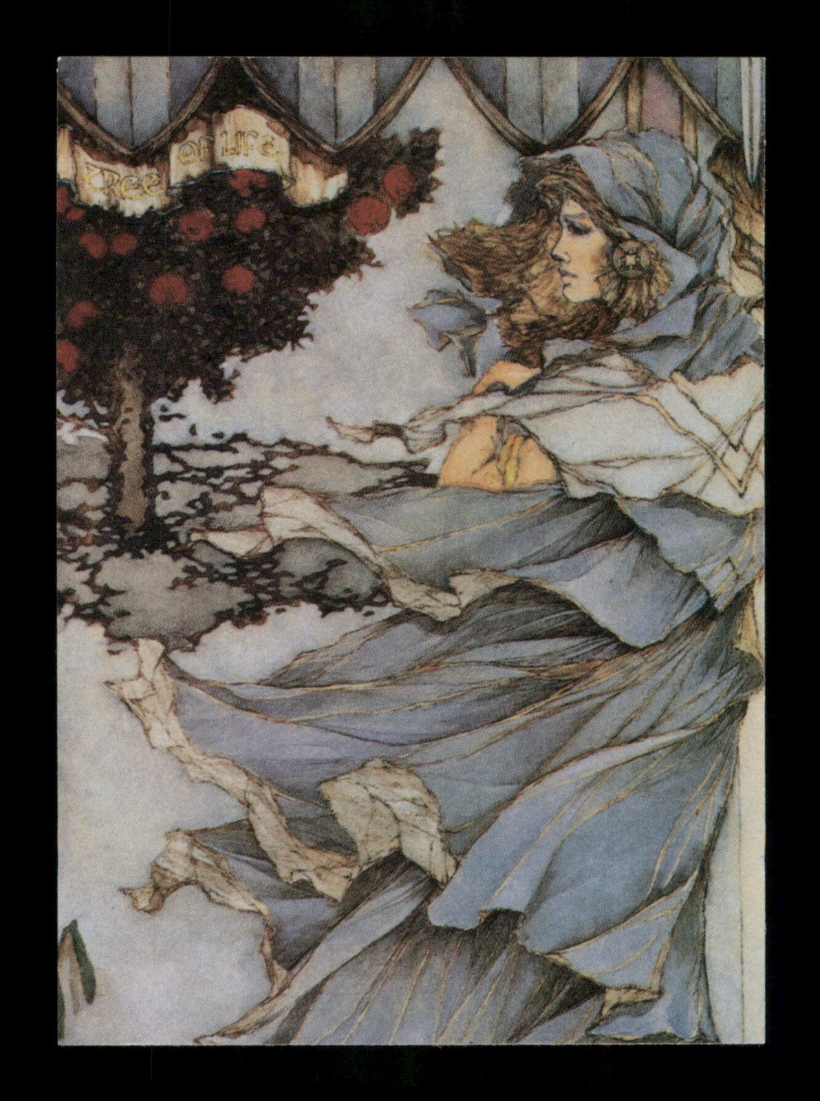 63 Sundruns Garden Thomas Canty 1996 FPG Fantasy Art Card TC CC