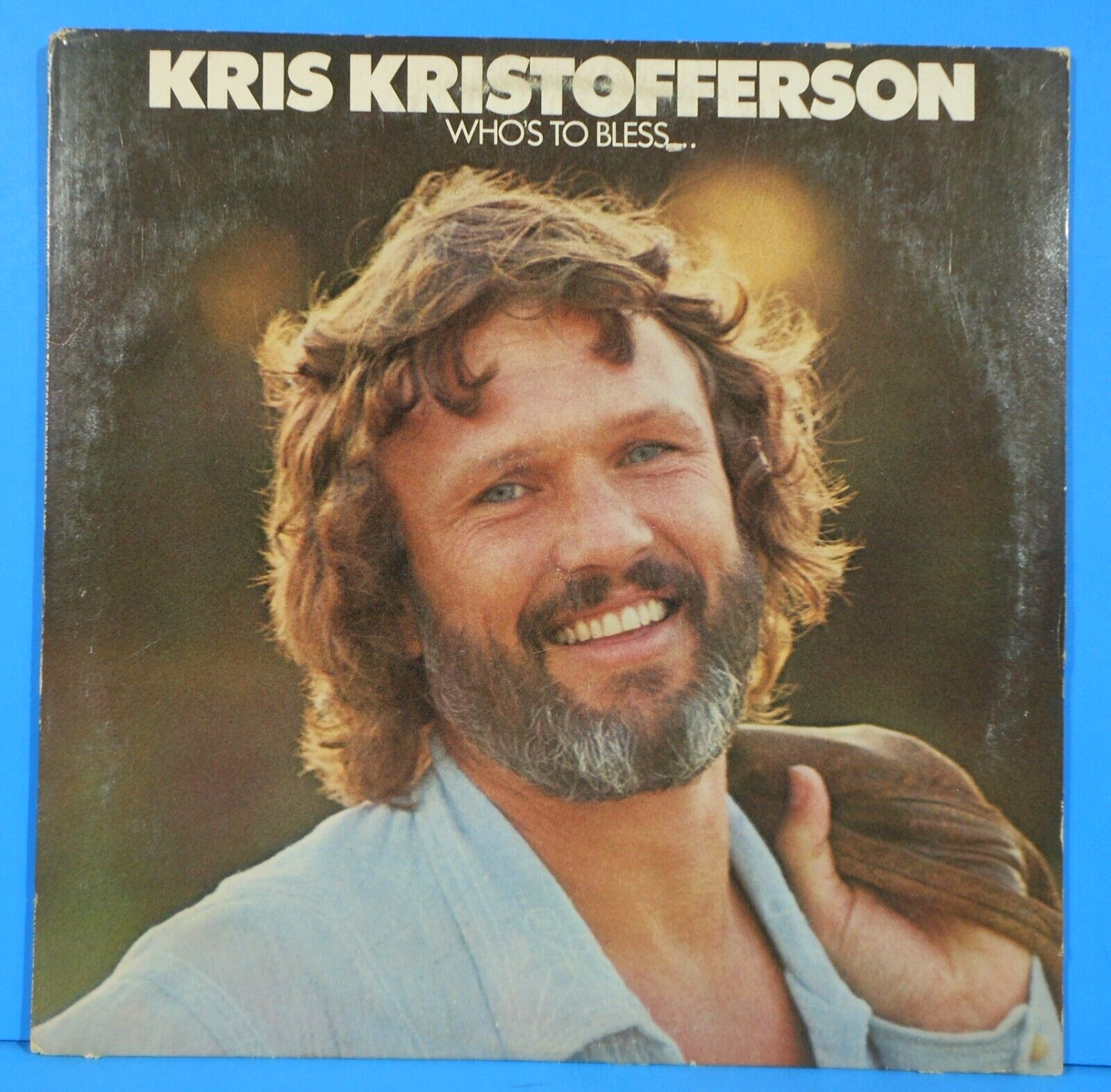 KRIS KRISTOFFERSON WHO'S TO BLESS... LP 1975 ORIGINAL GREAT CONDITION VG+/VG+!!A