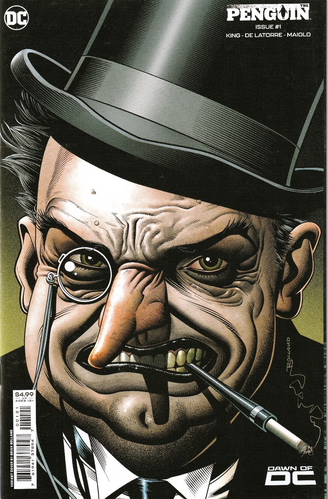 PENGUIN #1 (2023) TOM KING / DE LATORRE ~ VARIANTE CARTONCINO BOLLAND ~ NON LETTO NM