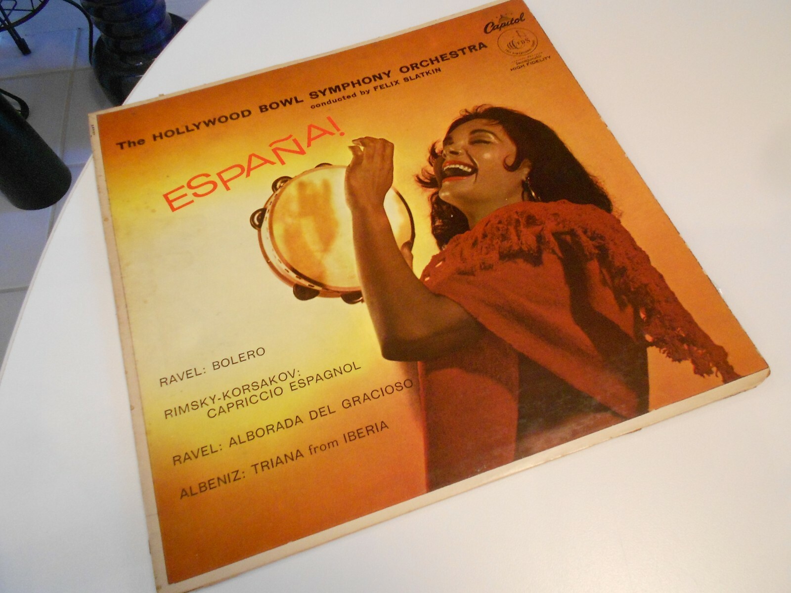 espana lp  felix slatkinhollywood bowl symp. orch capitol p 8357