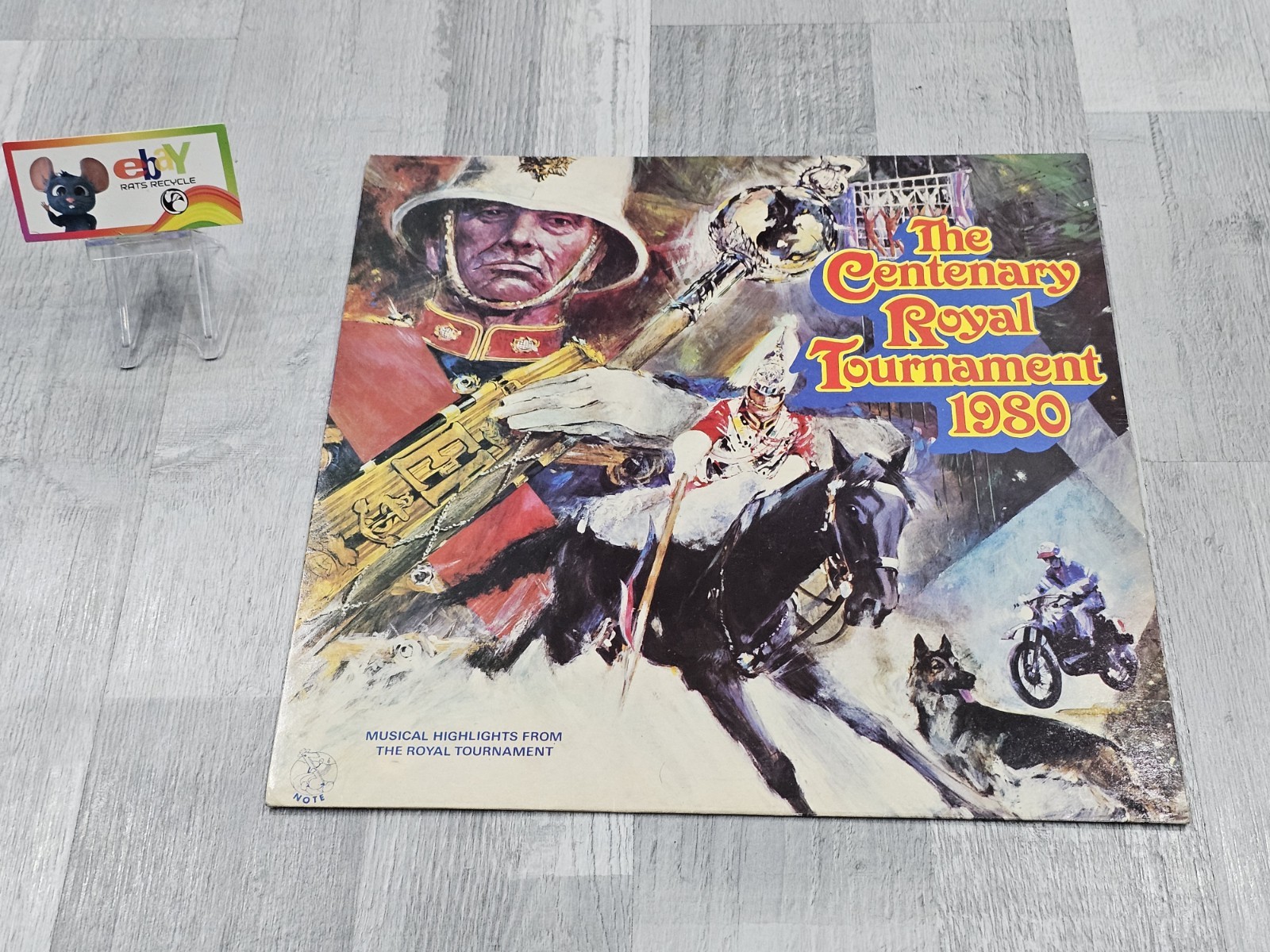 the centenary Royal Tournament 1980 VINYL RECORD LP from collection 