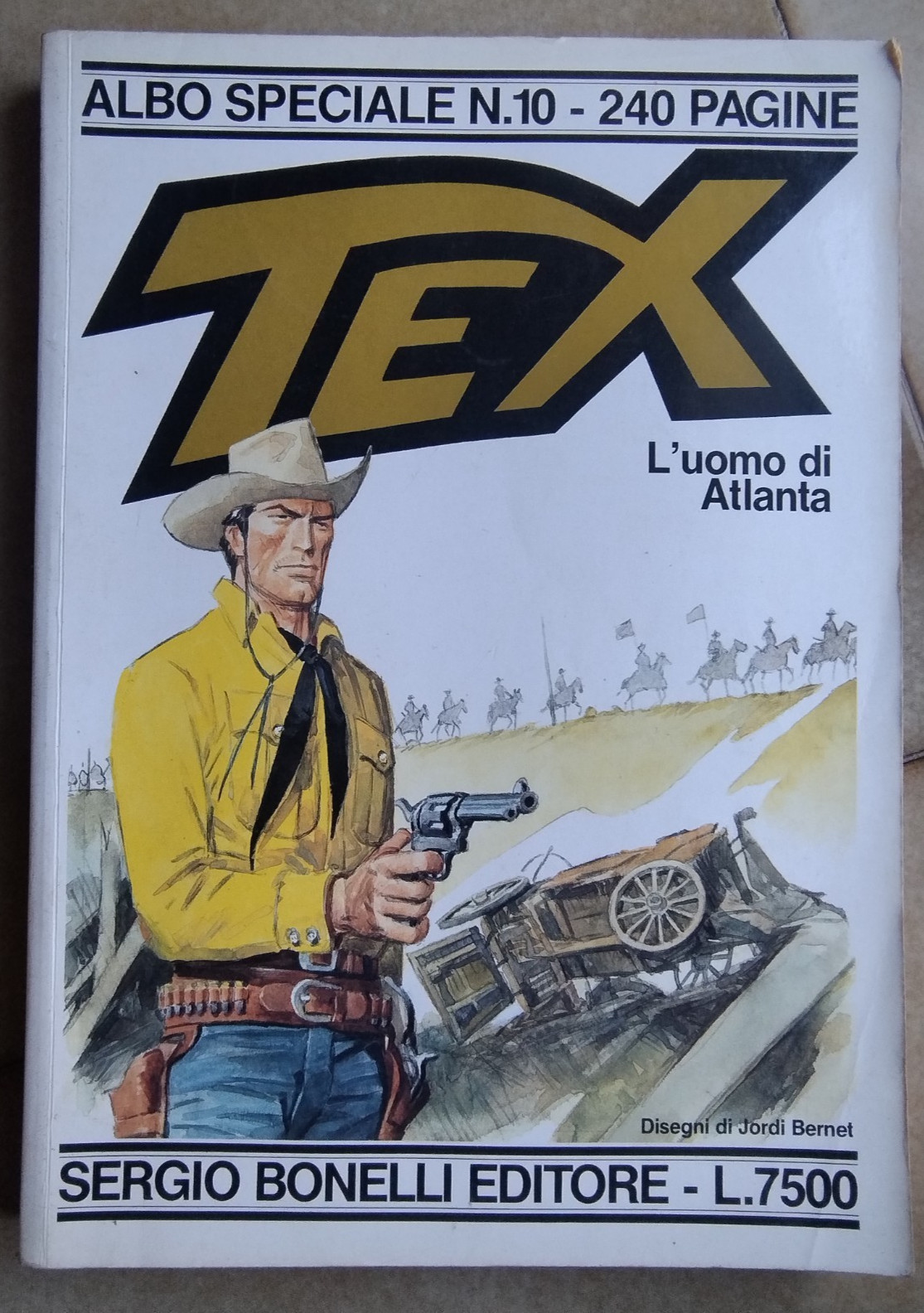 TEX Speciale (Texone) n. 10 - L'uomo di Atlanta - 1995 - Disegni Jordi Bernet